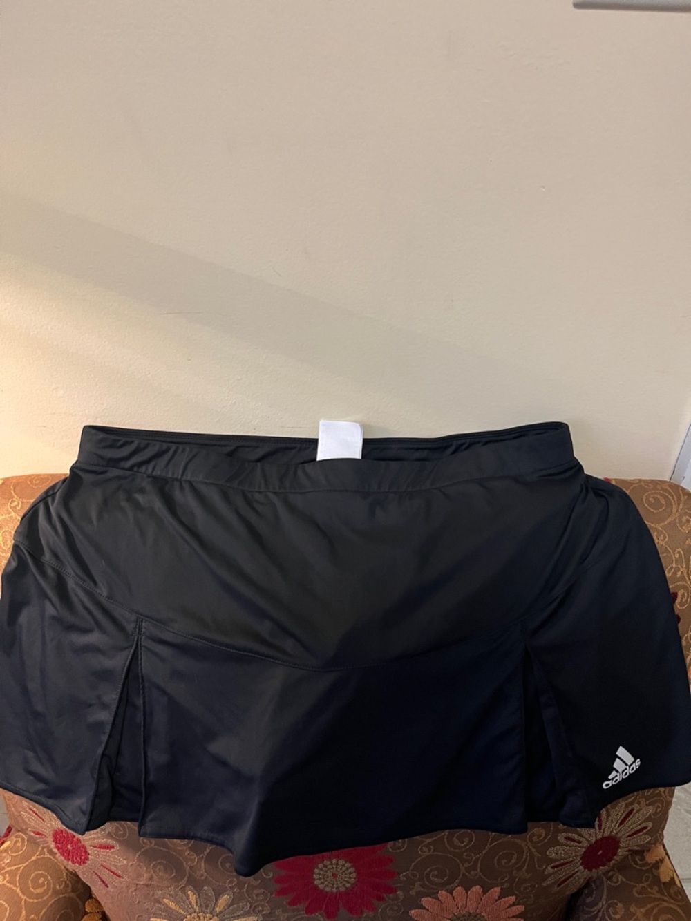 adidas Black Performance Tennis Skort with Logo